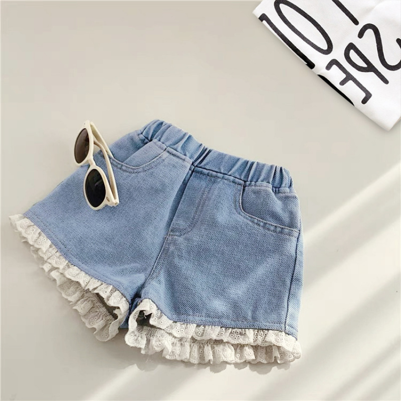 Baby Clothing Patterns Free - Girls Clothing Denim Shorts for Kids