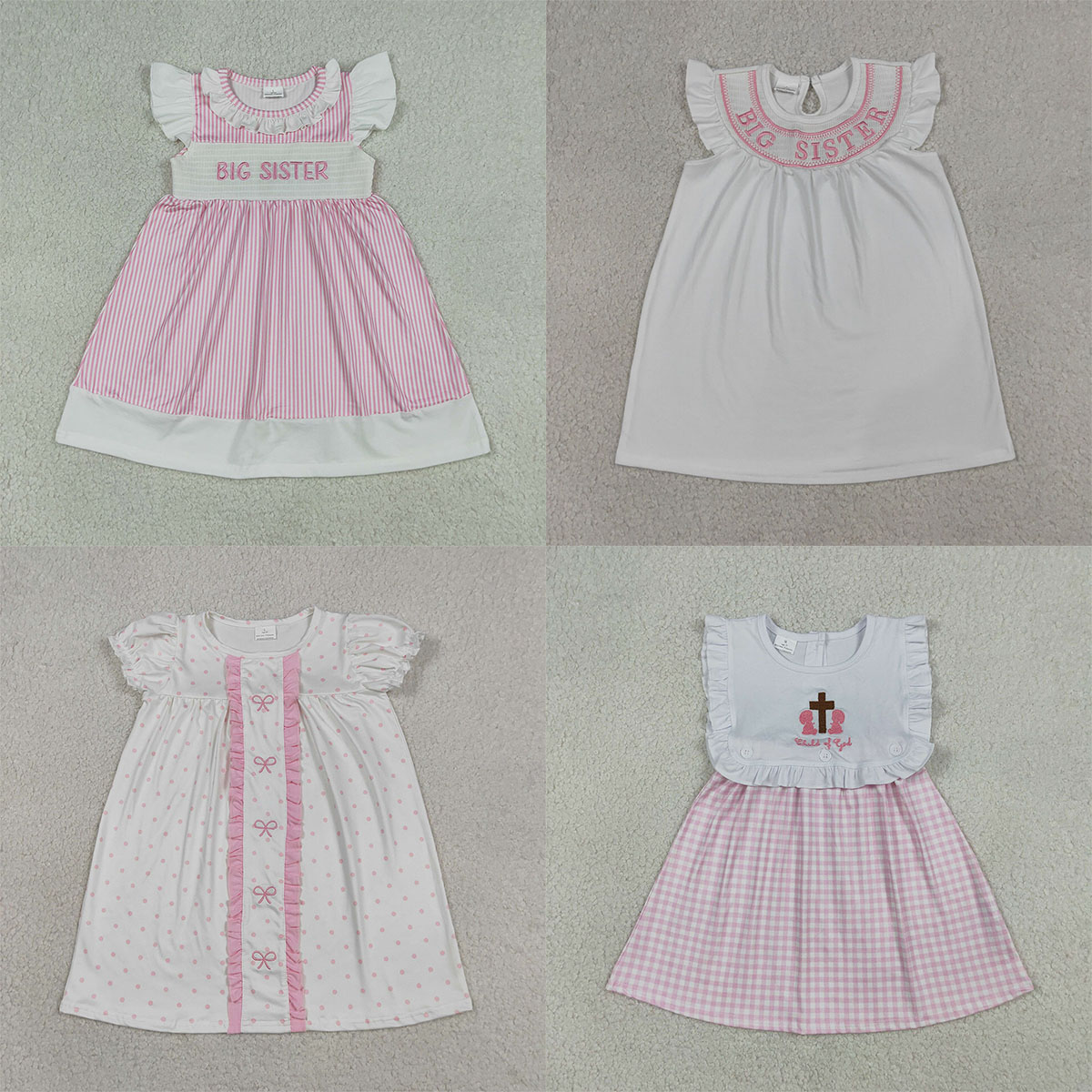 Baby Clothing Wholesale - Fashion Comfy Baby Girl Clothes Smocked