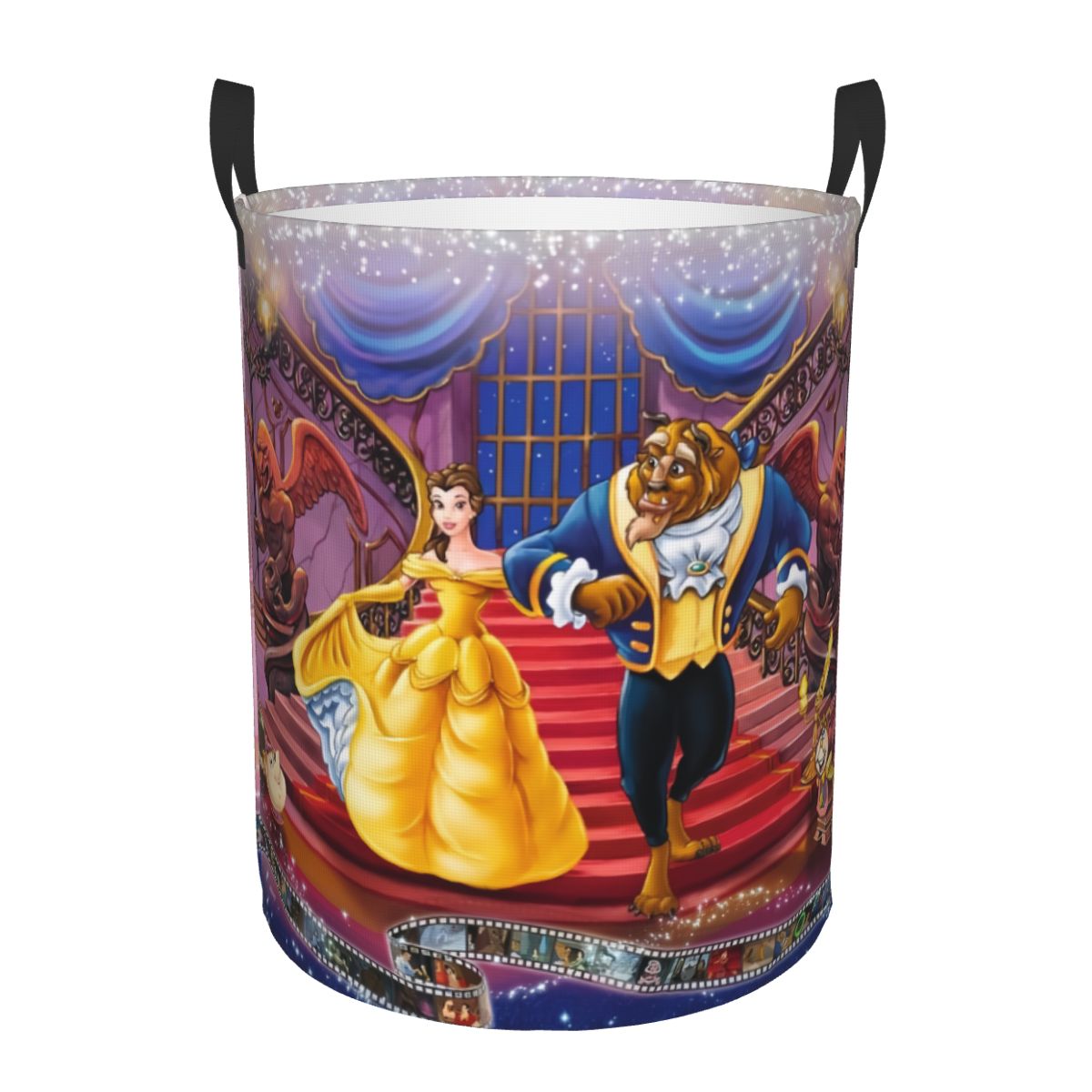 Baby Clothing Basket - Beauty And The Beast Laundry Basket