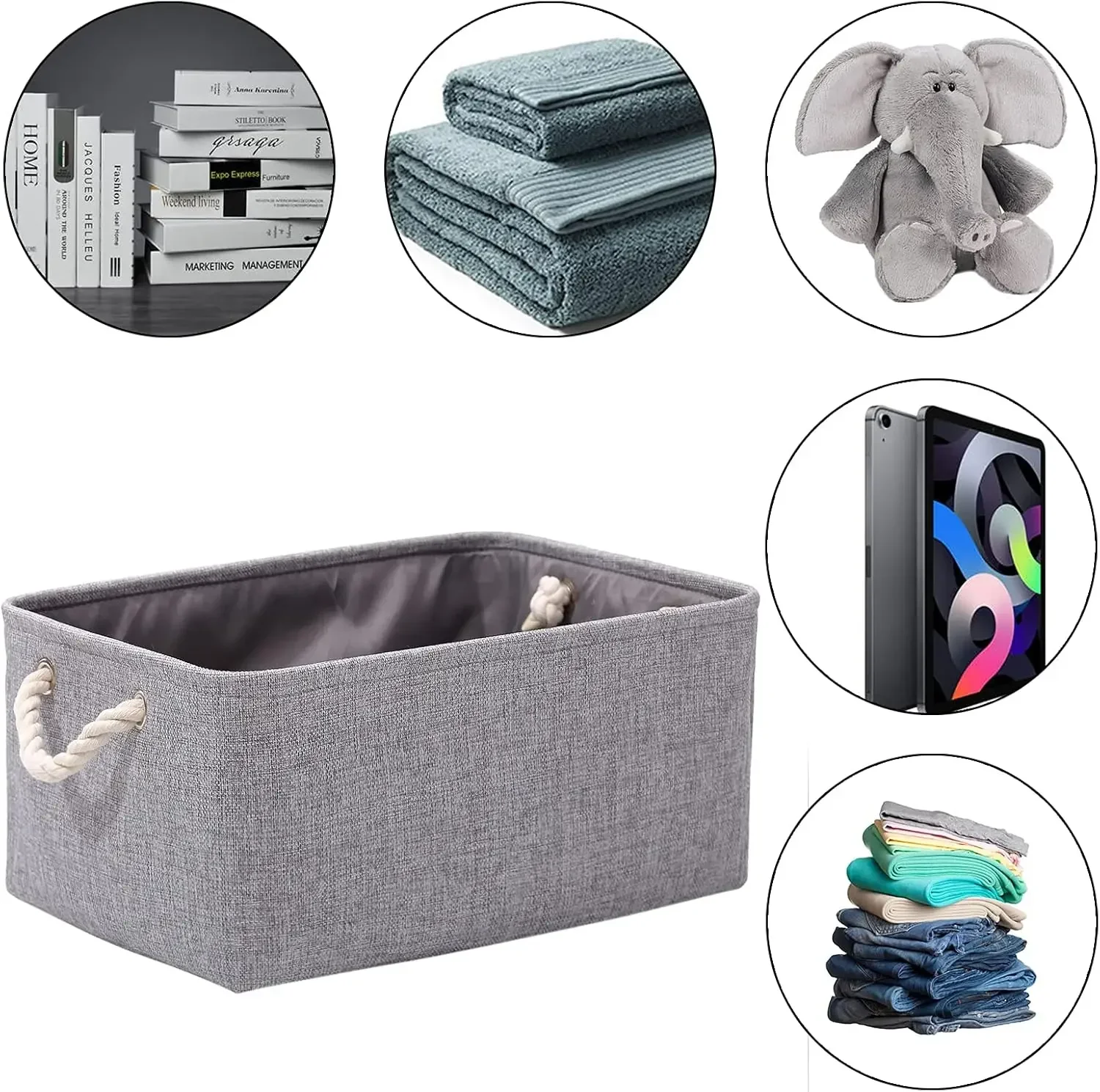 Foldable Linen Storage Basket  - Baby Clothing Basket recension och pris