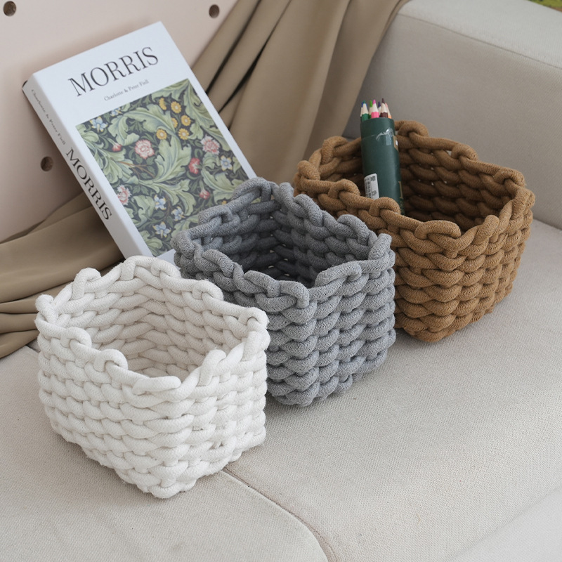 Artisanal Cotton Rope Storage  - Baby Clothing Basket recension och pris