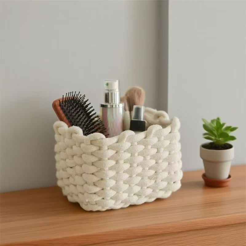 Artisanal Cotton Rope Storage  - Baby Clothing Basket recension och pris