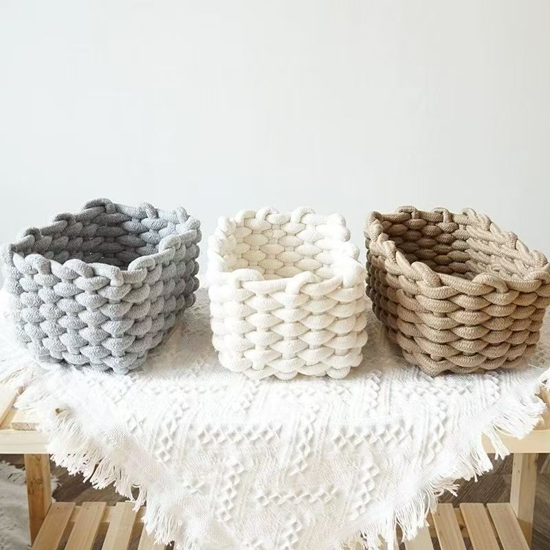 Artisanal Cotton Rope Storage  - Baby Clothing Basket recension och pris