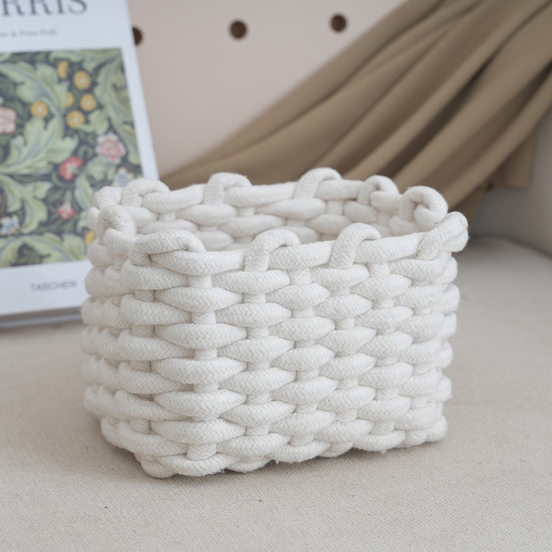 Artisanal Cotton Rope Storage  - Baby Clothing Basket recension och pris