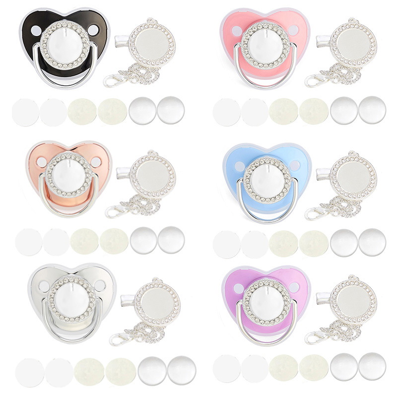Silver Color Blank Baby Pacifi - Baby Clothing Gift Set recension och pris