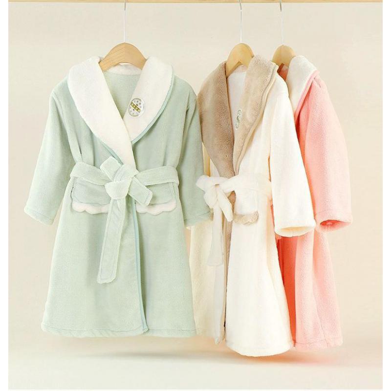 Children's Cartoon Robe Winter - Baby Gown Nightwear recension och pris