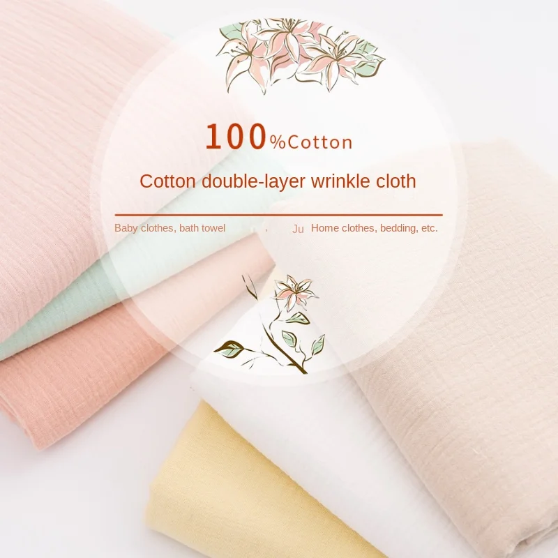 100% Cotton Double-layer Wrink - Baby Clothing Organic recension och pris