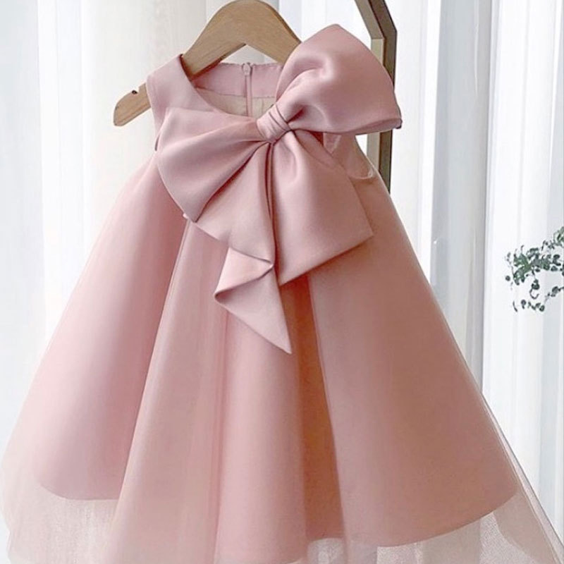 Summer Big Bow Baby Girl Dress - Baby Clothing Gift Set recension och pris