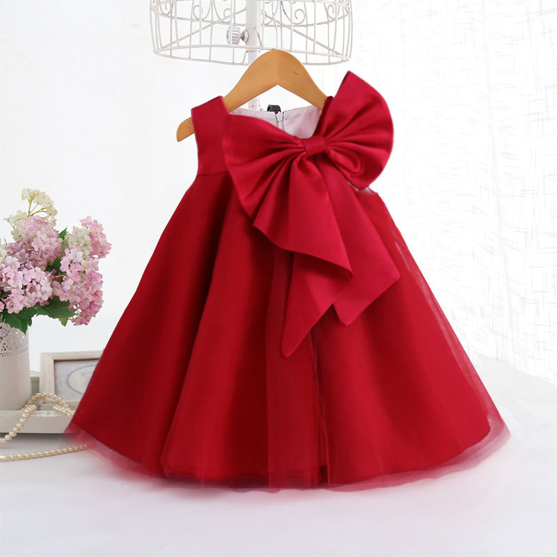 Summer Big Bow Baby Girl Dress - Baby Clothing Gift Set recension och pris
