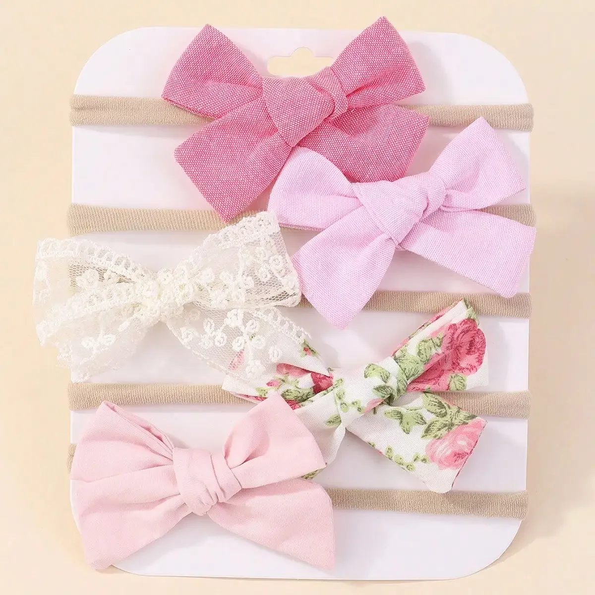 5Pcs/Set Baby Elastic Headband - Baby Clothing Gift Set recension och pris