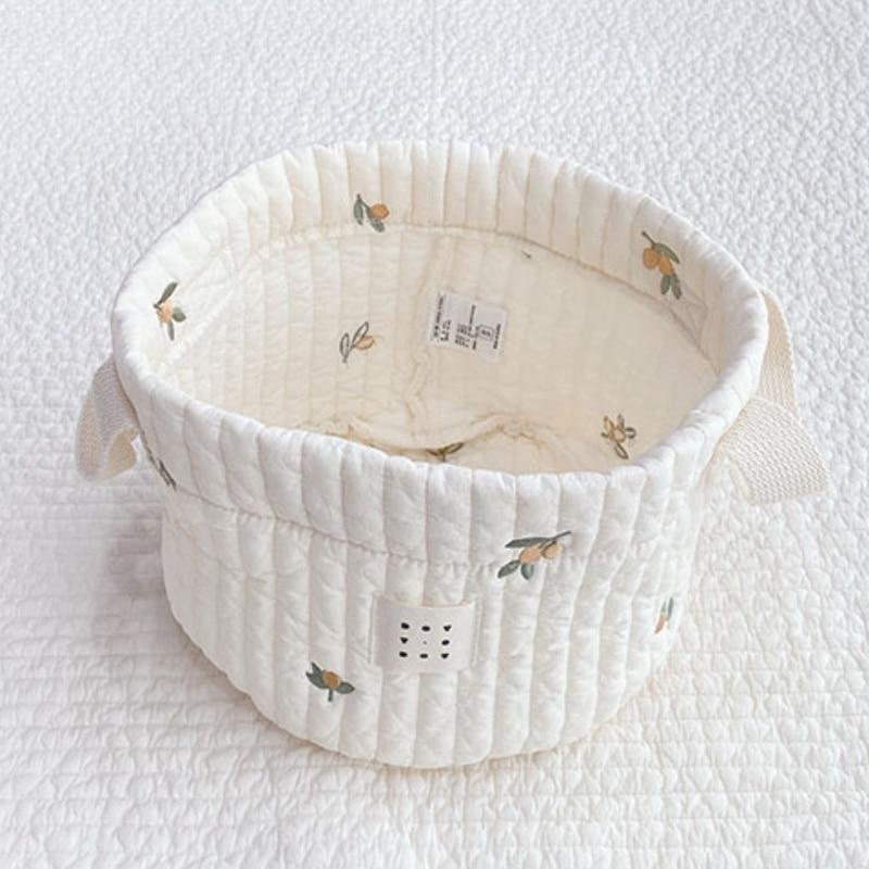 Cute Bear Embroidery Diaper Ba - Baby Clothing Basket recension och pris