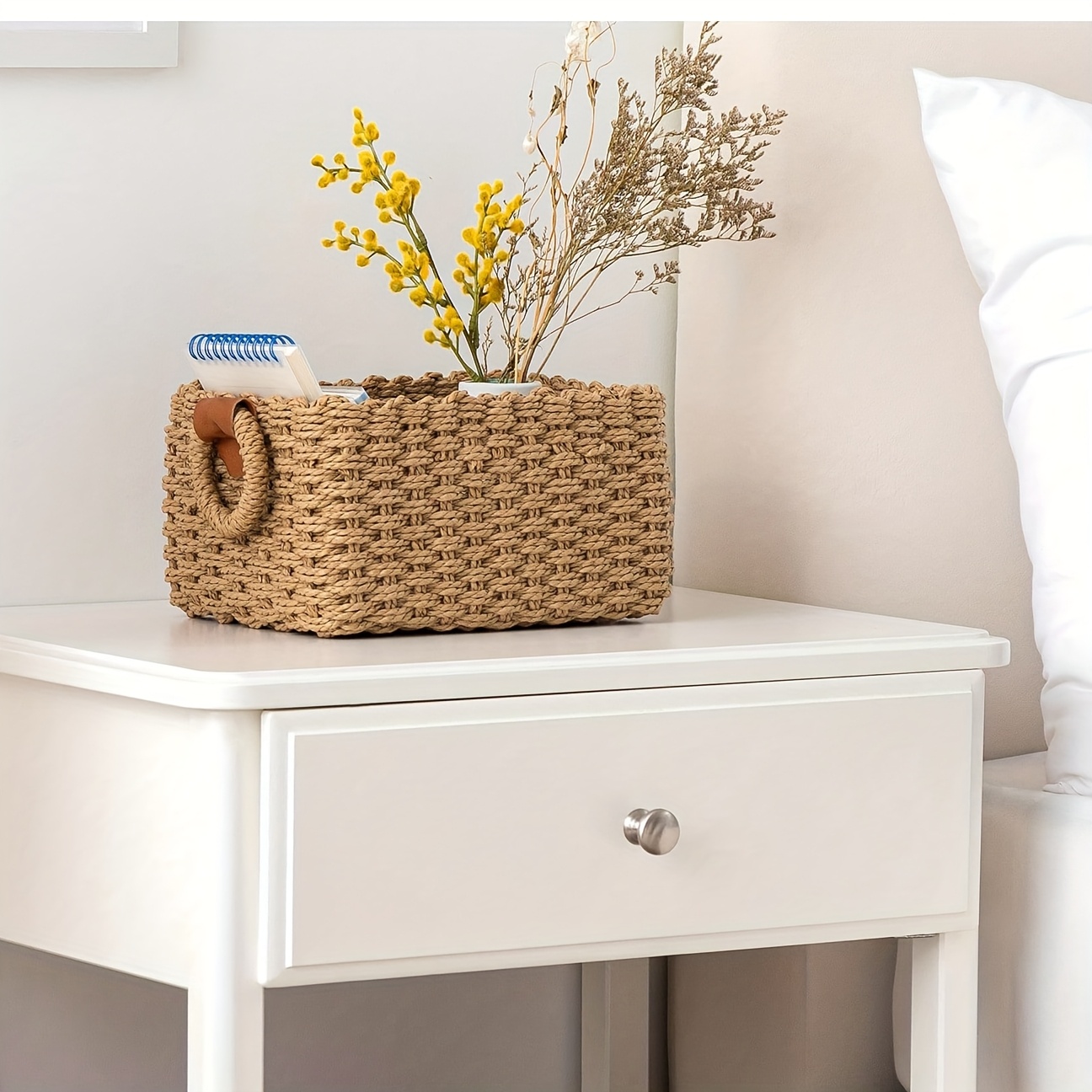 Woven Cosmetics Storage Basket - Baby Clothing Basket recension och pris