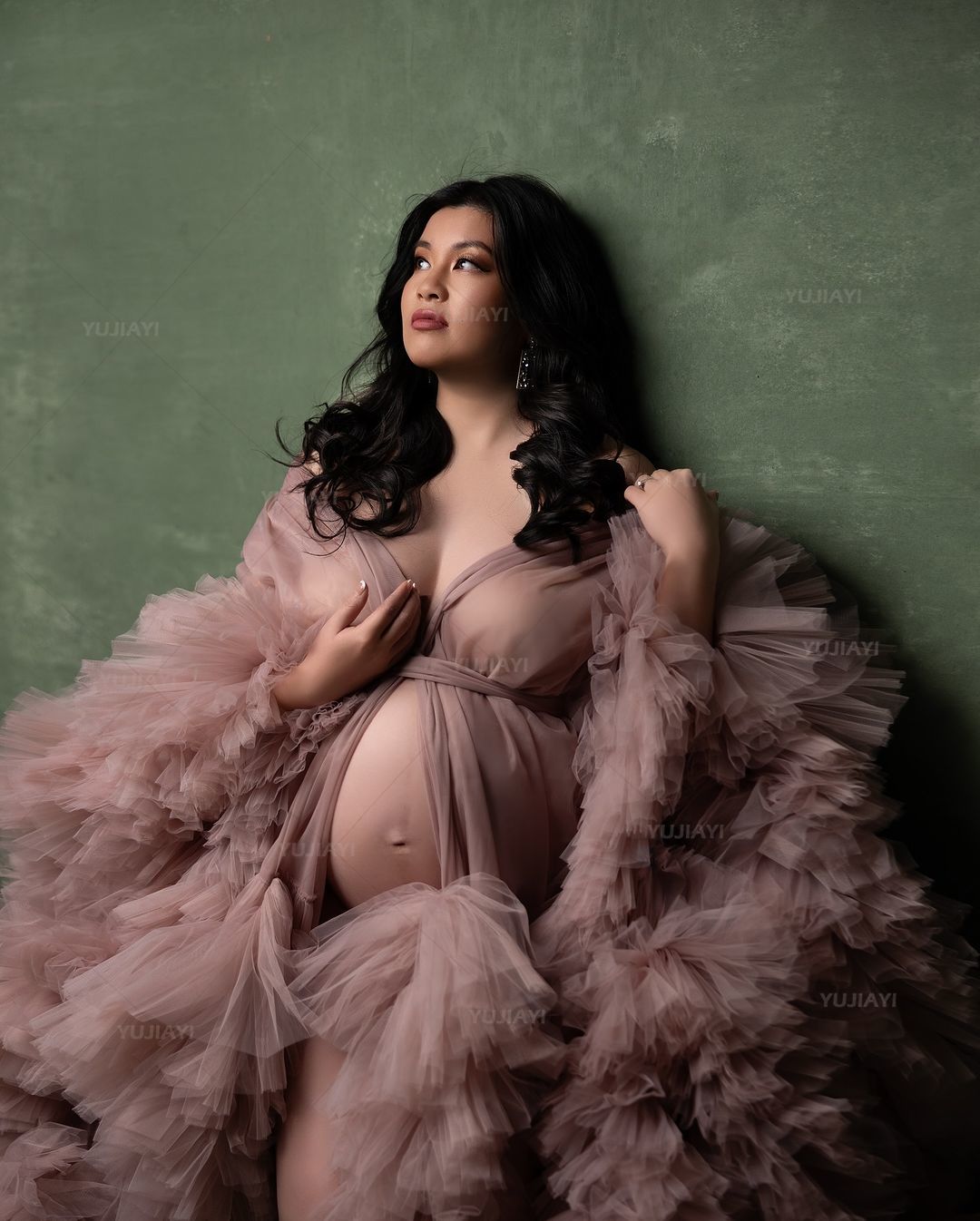 Luxury Customized Tulle Pregna - Baby Gown Nightwear recension och pris