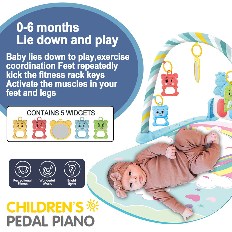 Baby Fitness Stand Music Play  - Baby Clothing Gift Set recension och pris