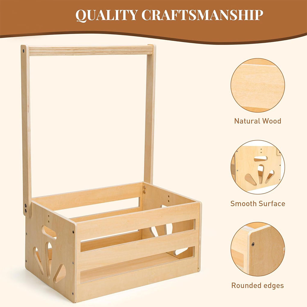 2025 Large Wooden Baby Product - Baby Clothing Basket recension och pris