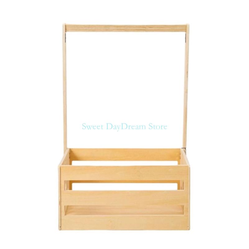 Y88C Wooden Baby Showers Gift  - Baby Clothing Basket recension och pris