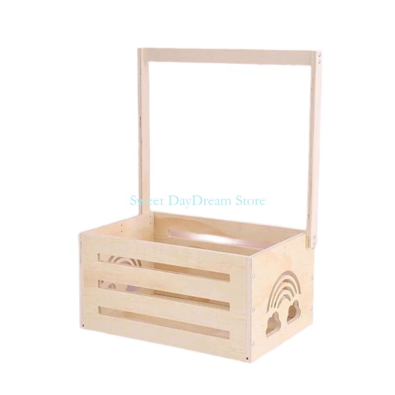 Y88C Wooden Baby Showers Gift  - Baby Clothing Basket recension och pris