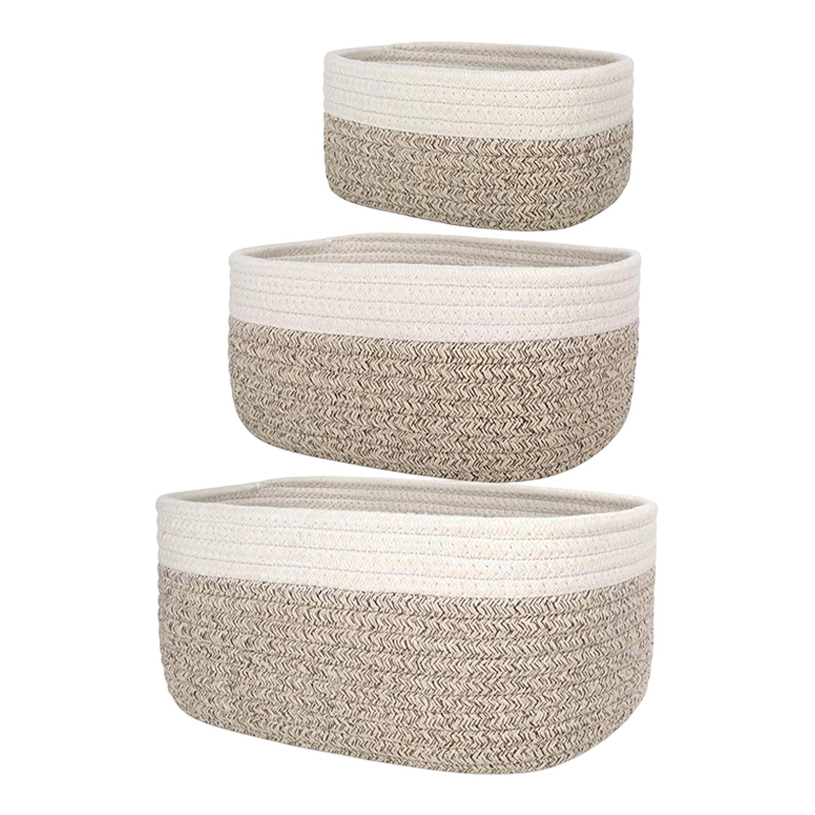 Cotton Rope Basket, Storage Ba - Baby Clothing Basket recension och pris