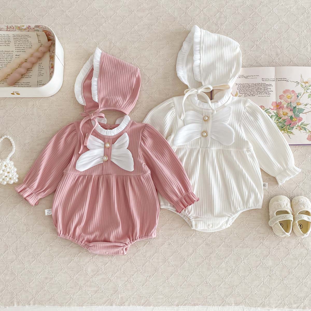 Autumn  Baby Romper with Hat B - Baby Clothing Display recension och pris